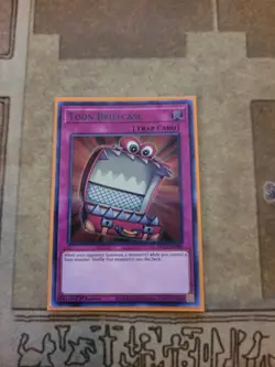 YUGIOH TOON BRIEFCASE DLCS-EN080 ULTRA 1ST ED NM GREEN - Image 1