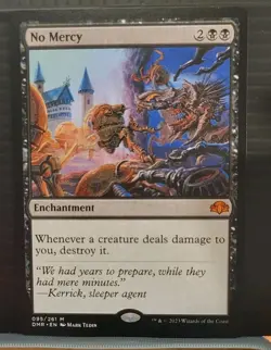 mtg NO MERCY NM Dominaria Remastered 095/261 -Argo- - Image 1