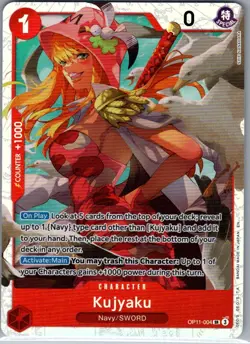 Kujyaku OP11-004 SR English A Fist of Divine Speed - One Piece Card - NM - Image 1