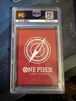 2024 ONE PIECE ULTRA DECK ST13-BLACK & WHITE ALT ART #002 PORTGAS D. ACE PSA 10 - Image 2