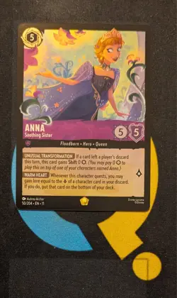 Anna - Soothing Sister 50/204 Cold Foil Legendary Disney Lorcana Winterspell - Image 1