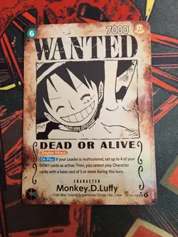 Monkey D Luffy Op13 118 Wanted One Piece Card Game English - Image 1