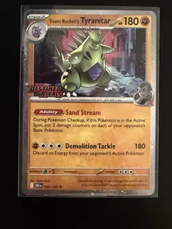Team Rocket's Tyranitar (Prerelease) 096/182 Miscellaneous Cards & Products Holo - Image 3