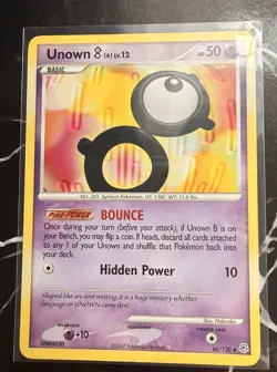 Pokemon TCG Diamond and Pearl Set of 3 Unown Cards *SLEEVED* - Image 4