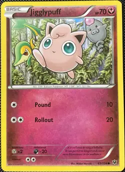 Jigglypuff 65/124 Fates Collide Regular - Pokemon Card - Image 1