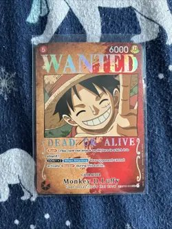 Monkey.D Luffy Wanted Poster ST01-012 Pillars of Strength One Piece Card TCG - Image 1