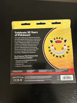 Pokemon Day 2026 Sealed Box Pikachu Promo Card Booster Packs Exclusive - Image 2