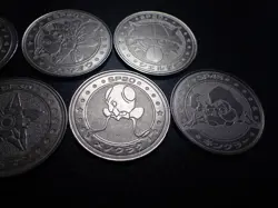 Pokemon Card Meiji Promo Battle Coin x7 Dragonair Kingler etc #6246 - Image 3