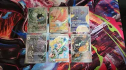 Pokemon TCG Destined Rivals Full Art 6 Card Lot - Image 1