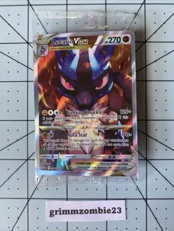 Pokemon TCG Crown Zenith ETB Sealed Black Star Lucario VSTAR SWSH291 Card NM-M - Image 1