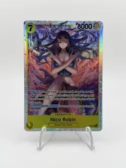 Bandai Nico Robin EB03 SR Full Art Holo 8000 Power One Piece Card EB03-055 - Image 1