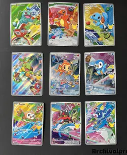 Pokemon First Partner Illustration box ALL PROMOS (9 cards) - Image 1