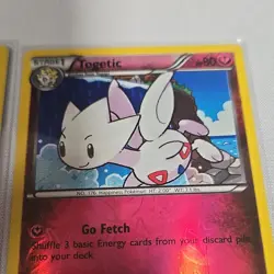 🎀 Pink Pokemon TCG Card Lot Togepi & Togetic Holo 2x 🎀 - Image 4