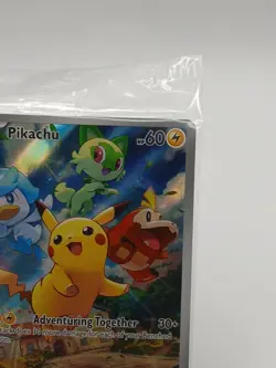 Pikachu Sv: Scarlet & Violet Paldea Promo Card 027/072 Sealed Mint Condition - Image 3