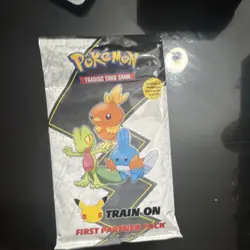 Pokemon TCG First Partner Pack Hoenn Region Oversized Cards Treecko Torchic Mud… - Image 1