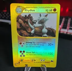 Pokemon Card - Rhydon 29/144 - Skyridge - Reverse Holo LP - Image 1