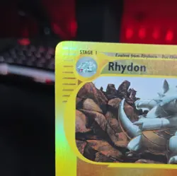 Pokemon Card - Rhydon 29/144 - Skyridge - Reverse Holo LP - Image 2