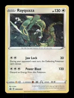 Rayquaza Promo Holo SWSH: Sword & Shield Promo Cards SWSH029 NM - Image 1