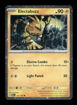 Electabuzz Cosmos Holo Promo Holo Miscellaneous Cards & Products 125/165 NM - Image 1