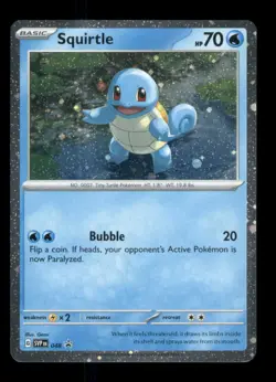 Squirtle Cosmos Holo Promo Holofoil SV: Scarlet & Violet Promo Cards 048 NM - Image 1