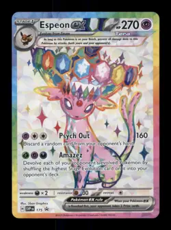 Espeon ex 175 Promo Normal SV: Scarlet & Violet Promo Cards SVP 175 NM - Image 1