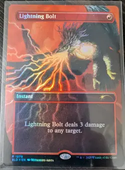 Magic the Gathering Lightning Bolt Foil NM - SLD - MTG (1879) 2025 - Image 1