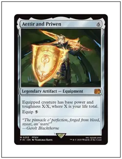 1x Aettir and Priwen, Magic the Gathering, MTG NM - Image 1