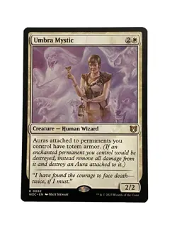 MTG Umbra Mystic Wilds Of Eldraine Commander WOC 82 Regular Rare NM - Image 1