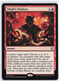 Tibalt's Trickery R Kaldheim 153 NM - Image 1