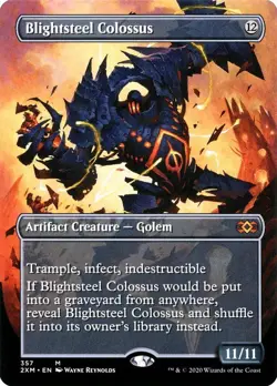 Blightsteel Colossus (Borderless) Double Masters Regular - Image 1