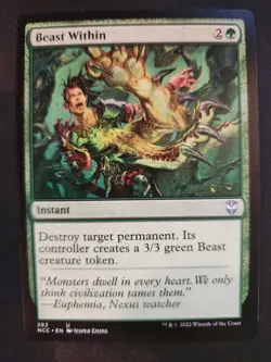 Beast Within NM Commander: Streets of New Capenna MTG FREE SHIPPING - Image 1