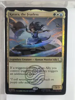 Magic The Gathering - Katara, The Fearless The Last Airbender RARE FRESH Foil NM - Image 1