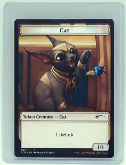 Token Cat/Cat 027/028 NM MTG Secret Lair Drop Series Cat OMG Kitties - Image 1