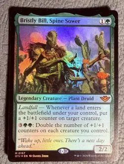 Bristly Bill, Spine Sower Foil Outlaws Of Thunder Junction Magic The Gathering - Image 1