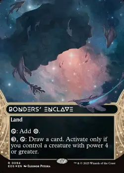 MTG Bonders' Enclave (0094) - Galaxy Foil - Borderless, NM-Mint, English Edge of - Image 1