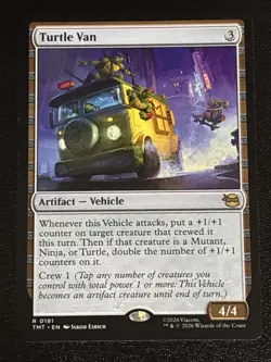 MTG Teenage Mutant Ninja Turtles Turtle Van 0181 NM Rare - Image 1
