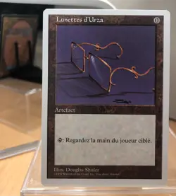 Magic: The Gathering mtg: French Glasses of Urza/Lunettes d’Urza misprint cost 0 - Image 1