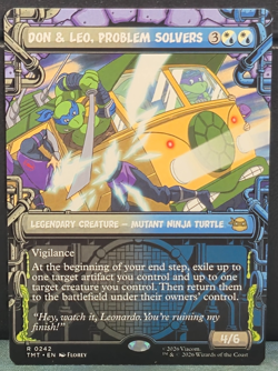 Don & Leo Problem Solvers R 0242 SHOWCASE TMNT Teenage Mutant Ninja Turtles MTG - Image 1