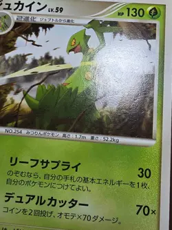 HP Sceptile 004/017 Arceus Deck Grass Fire Pokemon Japanese - Image 5