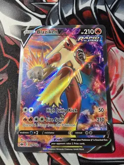 Blaziken v 161/198 Chilling Reign Ultra Rare Pokemon TCG - NM - Image 1