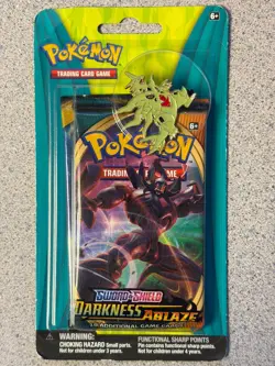 Pokemon Sun & Moon Darkness Ablaze 2 Pack Blister with Pin *NEW SEALED* - Image 1