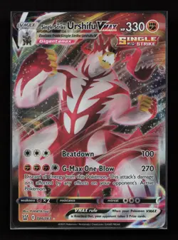 Single Strike Urshifu VMAX 086/163 Holo Rare VMAX Battle Styles Pokemon NM - Image 1