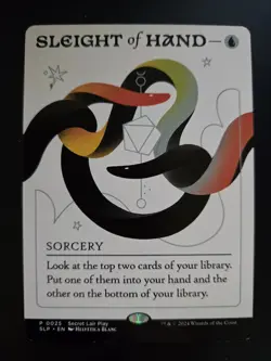 Sleight of Hand NM PROMO Secret Lair Showdown ​MTG FREE SHIPPING - Image 1