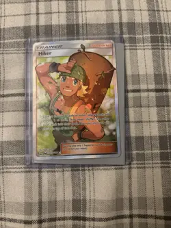 Pokemon Hiker Shiny Holo Rare Trainer Supporter Hidden Fates SV85/SV94 Card - Image 1