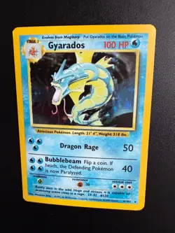 Gyarados 6/102 Holo Rare Base Set Pokemon Trading Card Water Wizard 1999 6/102 - Image 2