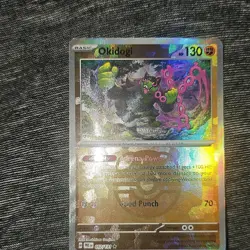 2025 Pokemon TCG Okidogi Master Ball Reverse Holo 057/131 Prismatic Evolution - Image 1