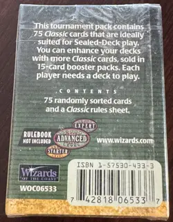 SIXTH 6th EDITION MTG CLASSIC Sealed Two Player Starter Deck from Box - English - Image 2