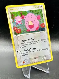 Chansey 20/115 Stamped Pokemon EX Unseen Forces Vintage Reverse Holo MP/LP - Image 1