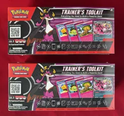 Pokemon TCG 2025 Trainer’s Toolkit New Factory Sealed (x2) - Image 1