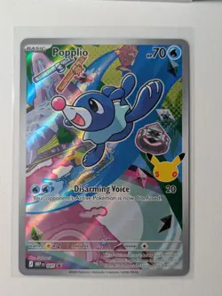 Pokemon TCG - Popplio - First Partner Illustration Promo 045 30th Anniversary - Image 1